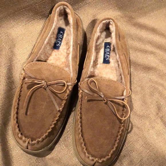 chaps moccasin slippers